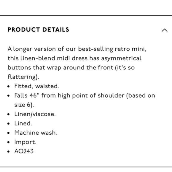 Madewell Linen-blend button-wrap midi dress in Black - Picture 4 of 12